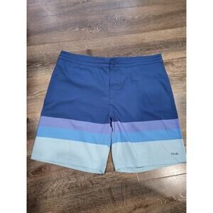 Huk Pursuit Boardshorts Fishing Men's Blue‎ size 42  #9